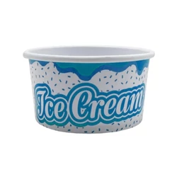  1000 Printed Paper Ice Cream_Gelato _ frozen yogurt _ Cup (85ml/3oz)