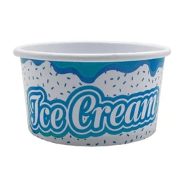 1000 Printed Paper Ice Cream_Gelato _ frozen yogurt _ Cup (170ml/6oz)