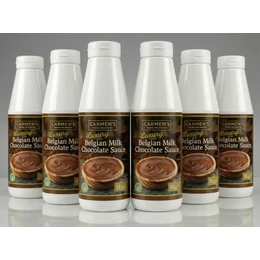 6kg Carmen’s Luxury Belgian Milk Chocolate Topping Sauce 6kg for professional use