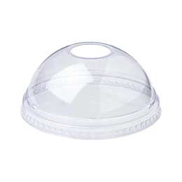 1000 DOME LID FOR 9, 12, 16 & 20OZ PLASTIC CUPS - 95MM