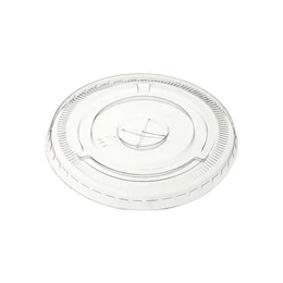 1000 FLAT LID FOR 9, 12, 16 & 20OZ PLASTIC CUPS - 95MM