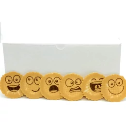 1200 Emoji Wafer Discs _ BULK 1200 pcs