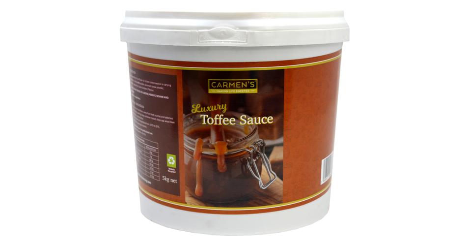 Carmen’s Luxury Toffee Sauce 5kg for professional use Desserts