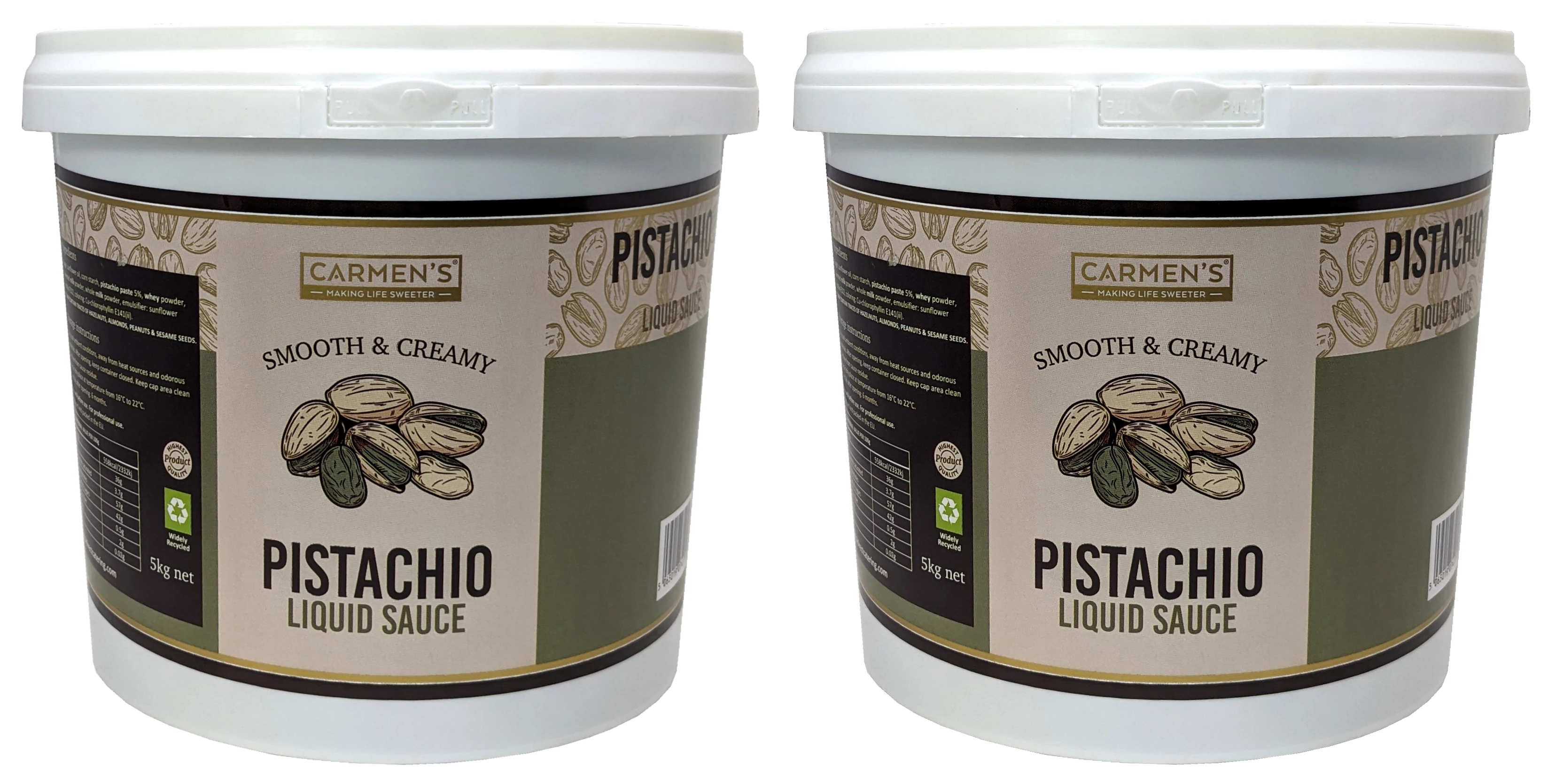 Carmen's _ Pistachio Liquid Sauce 10kg